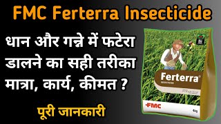 Fmc Ferterra Insecticide  फटेरा कीटनाशक को धान और गन्ने की फसल में डालें Use For Paddy amp Sugarcane [upl. by Naresh]