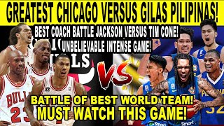 GILAS PILIPINAS vs ALLTIME CHICAGO Lupit ni Abando Clarkson at Brownlee Intense Game [upl. by Katt]