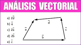 HALLAR EL VECTOR RESULTANTE  ANÁLISIS VECTORIAL [upl. by Eremahs]