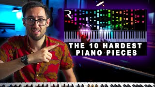 Top 10 Most Difficult Piano Pieces  Pianist Reacts [upl. by Novak]