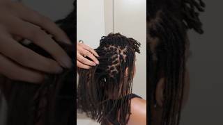 Interlocking My Locs Best Loc Maintenance Method ✨ locs microlocs sisterlocs tipsforlocs [upl. by Adaynek773]