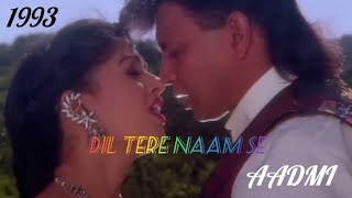 Dil Tere Naam Se  Mithun Chakraborty ❤❤Gautami ❤❤ AADMI1993 [upl. by Somerset620]