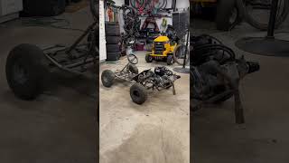 Go kart build coming soon Custom built racing yard kart very fast kart gokart predator212 [upl. by Kirre51]