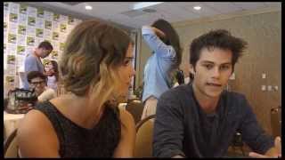 Dylan OBrien and Shelley Hennig Teen Wolf Interview [upl. by Relyt936]