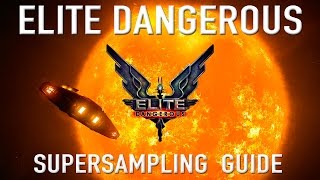 Elite Dangerous VR Supersampling Guide  NVIDIA 980Ti  HTC VIVE [upl. by Block373]