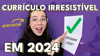 COMO TER UM CURRÍCULO ATRATIVO EM 2024 CHAME A ATENÇÃO DOS RECRUTADORES COM ESTAS DICAS [upl. by Rolfston]