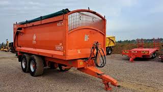 LARRINGTON 15 Tonne Grain Trailer year 2010  Walkaround [upl. by Kcod]