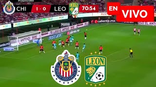 🔴 CHIVAS VS LEON EN VIVO Y EN DIRECTO  LIGA MX APERTURA 2024 [upl. by Vig649]