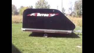 TRITON ELITE10VR 101 ALUMINUM SNOWMOBILE TRAILER WITH COVERALL [upl. by Waechter244]