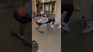 DB Chest Press 15 Reps [upl. by Tserrof]