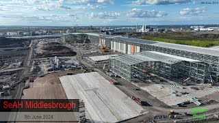 SeAH Wind Construction Middlesbrough 8th June 2024 4K [upl. by Zohar]