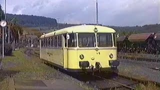 Führerstandsmitfahrt Hersfelder Kreisbahn 10081993 [upl. by Layol]