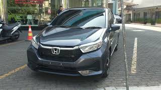 NEW HONDA BRIO SATYA E CVT METEOROID GRAY METALLIC CHRISTIAN honda hondabrio hondabandung cars [upl. by Imoen7]