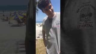 NOSSO AMIGO CÁSSIO ENTROU NO MAR DA PRAIA COM CALÇA E TUDO [upl. by Smada]