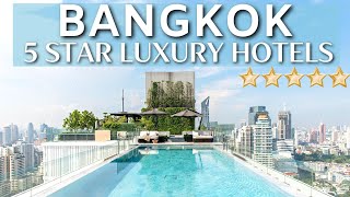 TOP 10 Best Luxury 5 Star Hotels In BANGKOK Thailand  Highly Recommended Hotels [upl. by Htebharas356]