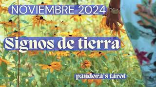 TAURO VIRGO Y CAPRICORNIO  NOVIEMBRE 2024  PANDORA´S TAROT [upl. by Otte]