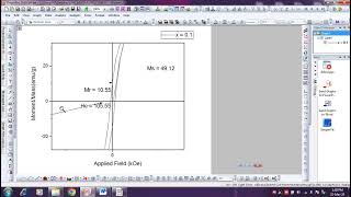 How to find Saturation Magnetization  Retentivity  Coercivity from VSM data [upl. by Amil940]