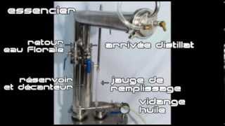 Distillation sous vide dhuile essentielle [upl. by Ahsercal]