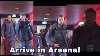 Arrival✅ Liverpool players arrives in Arsenal Emirates 🔥 Mosalah Diaz Szobozslai Dijk Nunez [upl. by Guenna]