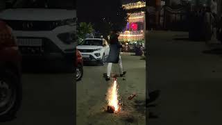 Firework 🎇🎆 fountain skyshots crackers firecracker shorts diwali2024 shorts skyshot [upl. by Shalne]