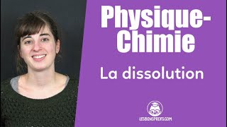 La dissolution  PhysiqueChimie  Collège  Les Bons Profs [upl. by Edda]