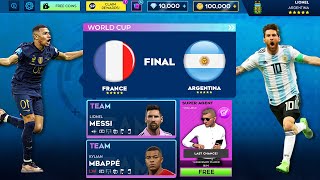 DLS 24 OFFICIAL  ARGENTINA VS FRANCE amp FREE SUPER AGENT  DREAM LEAGUE SOCCER 2024 [upl. by Allain451]