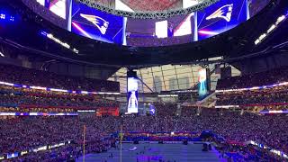 Patriots entrance Super Bowl LIII 2319 [upl. by Coster517]