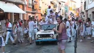 Desfile de carroza y charanga del 14 agosto en Calamocha [upl. by Enilorak]