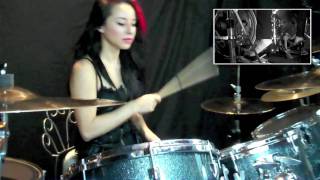 THE MARS VOLTA quotINERTIATIC ESPquot  DRUM COVER  LUX DRUMMERETTE [upl. by Barber]