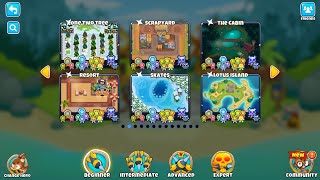 Bloons Tower Defense 6  Scrapyard  All Modes  No Lives Lost  Black Border [upl. by Beka]