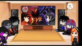 Rainimator friends react to Dragonoid vs Nillious Bakugan Geogan Rising Final Battle Scene [upl. by Shieh]