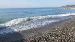 СОЧИ ЧЕРНОЕ МОРЕ ШУМ ВОЛНЫ HD SOCHI THE BLACK SEA THE SOUND OF WAVES [upl. by Saitam]