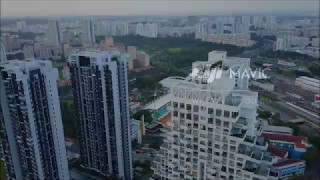 Drone SKY HABITAT SINGAPORE [upl. by Llennehc991]