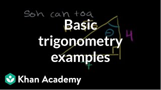 Basic trigonometry II  Basic trigonometry  Trigonometry  Khan Academy [upl. by Lowenstein372]