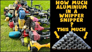 Free Aluminium From Whipper Snippers  Real Motor Melting  Metal Melting ASMR  BigStackD Bulk Melt [upl. by Chapman]