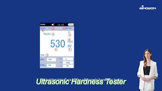 motorized ultrasonic hardness tester su300m portable hardness testing machine [upl. by Johnathon]