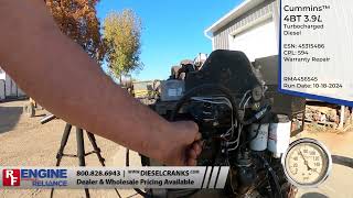 Cummins® 4BT 39L Customer Repair Engine RMA456545 [upl. by Haleelahk]