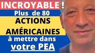 💥Découvrez la liste des 88 actions américaines éligibles au PEA [upl. by Tremain]