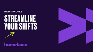 Streamline your shifts with Homebase [upl. by Atteuqram]