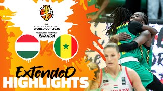 Hungary 🇭🇺 vs Senegal 🇸🇳  Highlights  FIBAWWC 2026 PreQualifying Tournament [upl. by Atikihc]