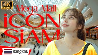 BANGKOK iCONSiAM Mega Mall in Thailand quotThe Luxury Shopping big Mallquot 4K HDR Walking Tour [upl. by Adnolay629]