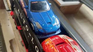 Carrera Slot car running session Ft Lionel Electric Trains [upl. by Semela]