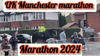 UK Manchester Marathon 2024  Manchester Marathon  Running  Sports [upl. by Araiek296]