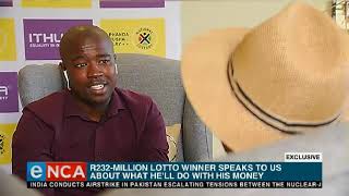 EXCLUSIVE SAs Powerball winner speaks to eNCA [upl. by Reivilo]