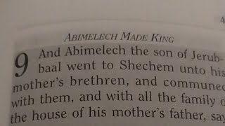 Judges Ch9 ABIMELECH MADE KING📖Bible Study join us Day10 FaithStructure GOD2024 [upl. by Jez]