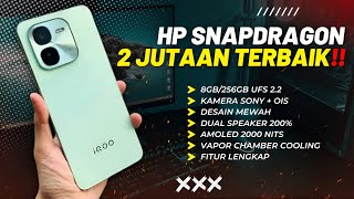 7 REKOMENDASI HP 2 JUTAAN TERBAIK 2024 DENGAN CHIPSET SNAPDRAGON [upl. by Alage]