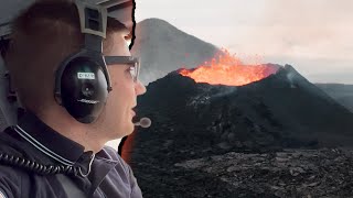 Helikopterflug über einen aktiven Vulkan🚁🌋  Memphiz [upl. by Clift]