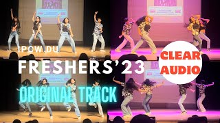 Track of our freshers’23 dance performance with clear audio  IPCW DU [upl. by Giff648]