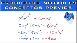 Productos notables conceptos previos [upl. by Ardnaek]