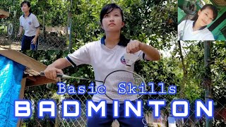 Basic Skills of Badminton  PE3 – Individual Sports LATEST [upl. by Maryjo]